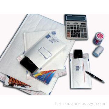White Recycled Kraft Bubble Mailer , Kraft Paper Envelopes